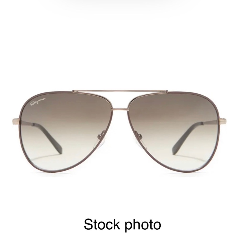 Salvatore Ferragamo Aviator Sunglasses 60mm - Picture 9 of 10